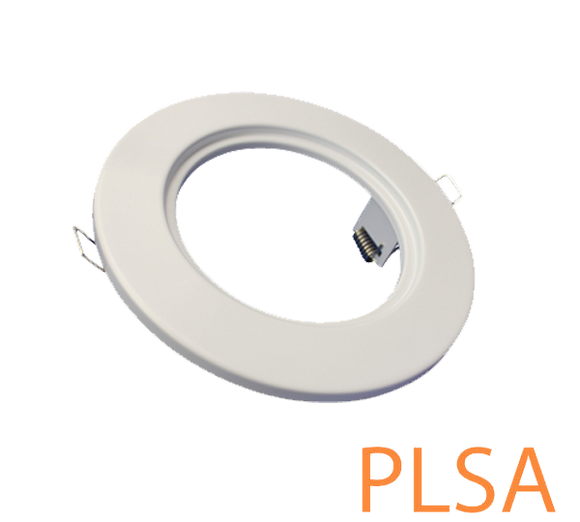 slimline white conversion plate for 90mm cutout downlight