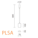 Heavy Duty Goose-neck Flexible Bedside or Reading Light Black 4000K