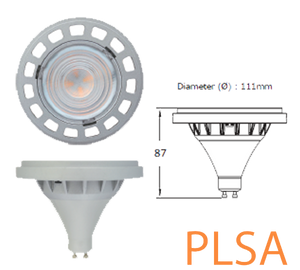 ar111 gu10 megaman australia replacement led gu10 commercial LR1815d-75H45D