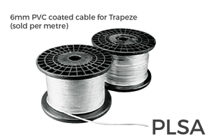 6mm PVC coated Trapeze Cable (Per M)